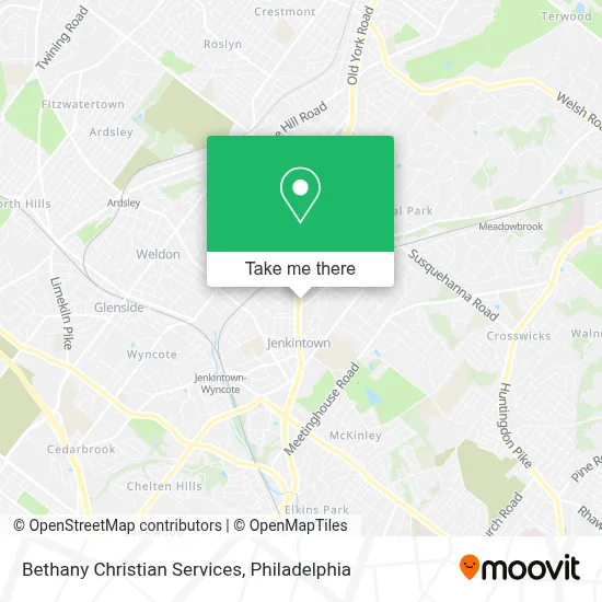 Bethany Christian Services map