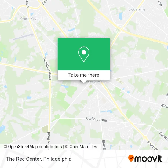 The Rec Center map