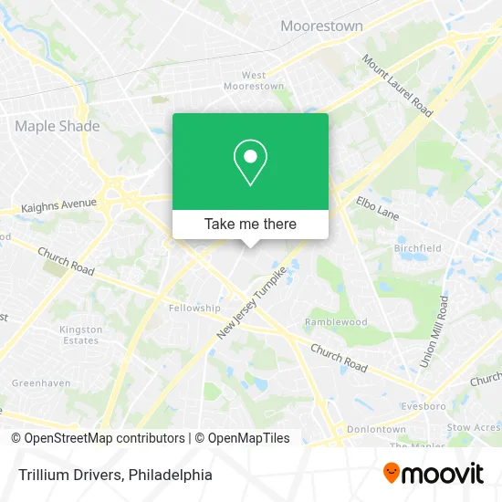 Trillium Drivers map