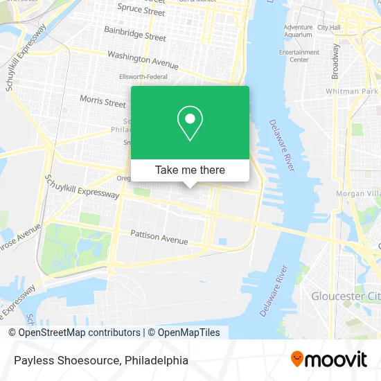 Payless Shoesource map