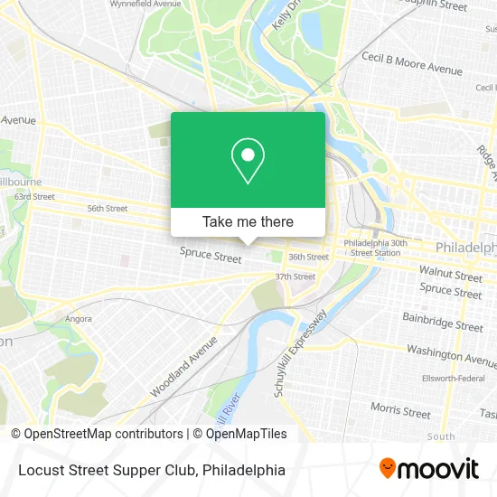 Locust Street Supper Club map