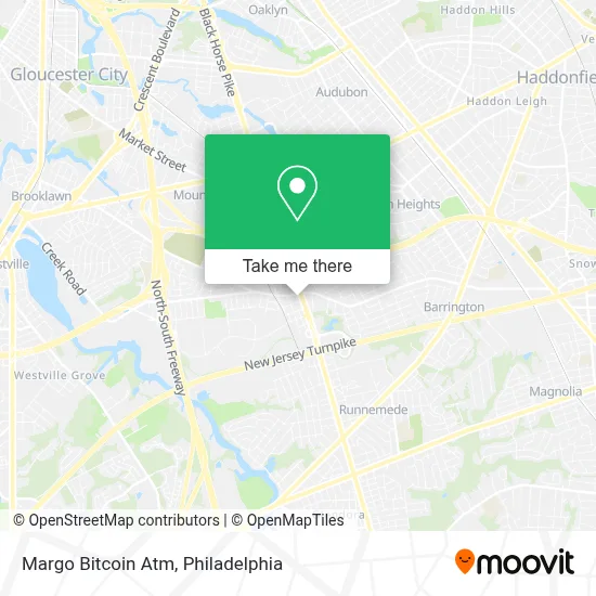 Margo Bitcoin Atm map