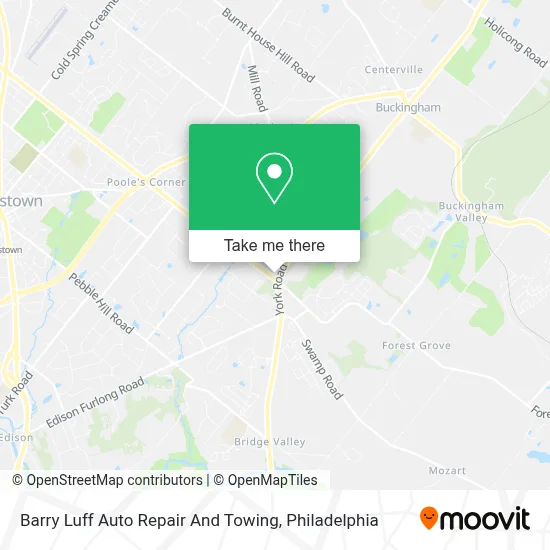 Barry Luff Auto Repair And Towing map