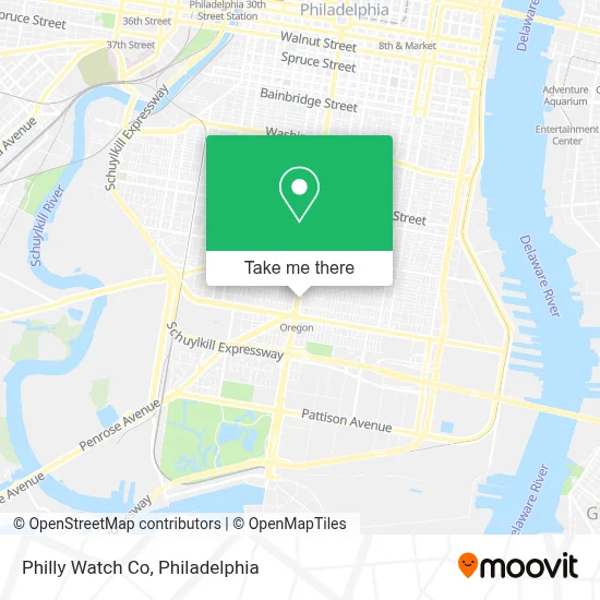 Philly Watch Co map