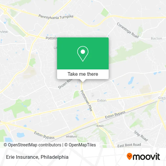Erie Insurance map