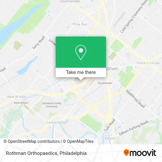 Rothman Orthopaedics map