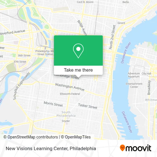 New Visions Learning Center map