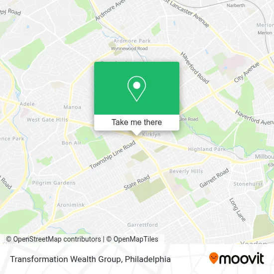 Transformation Wealth Group map