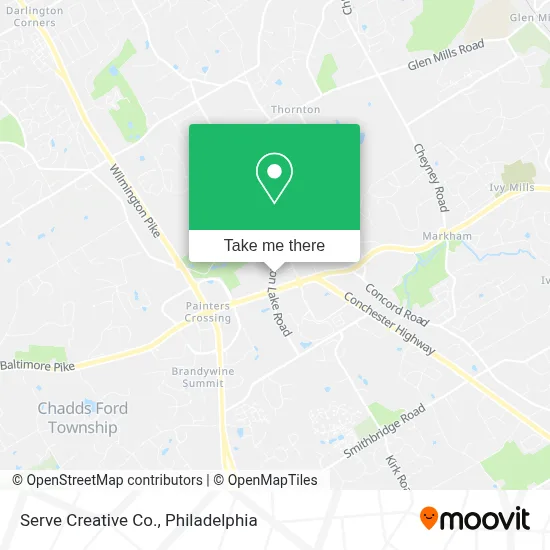 Serve Creative Co. map