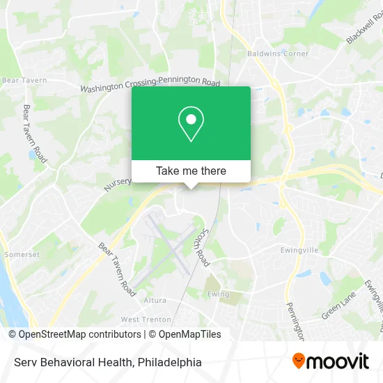 Serv Behavioral Health map