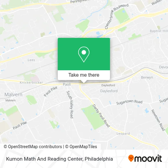 Kumon Math And Reading Center map