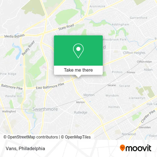 Vans map