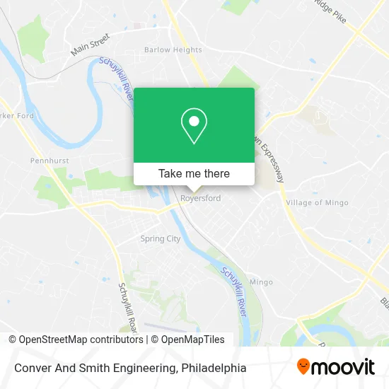 Conver And Smith Engineering map