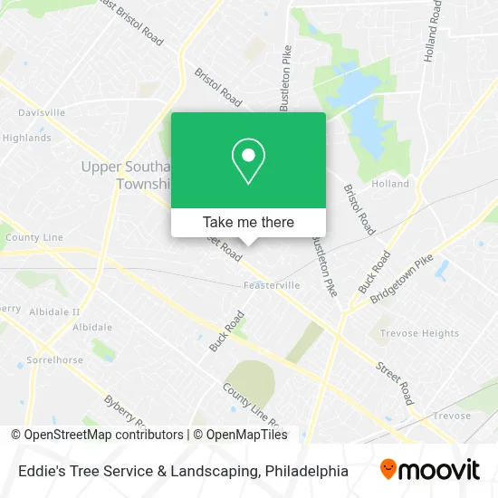 Eddie's Tree Service & Landscaping map