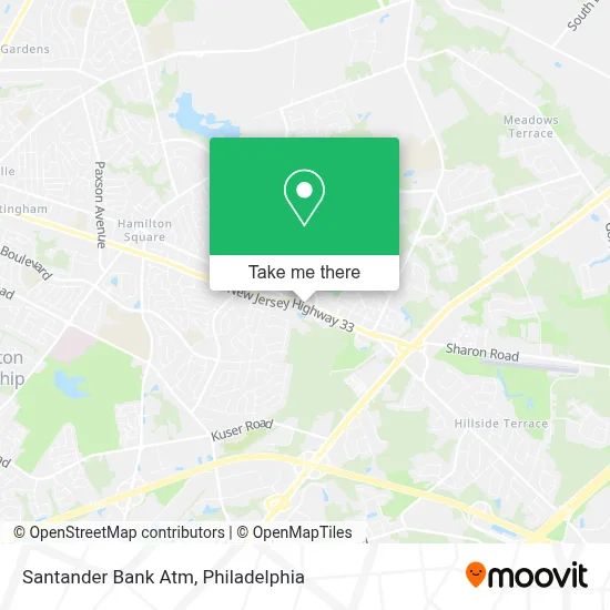 Santander Bank Atm map