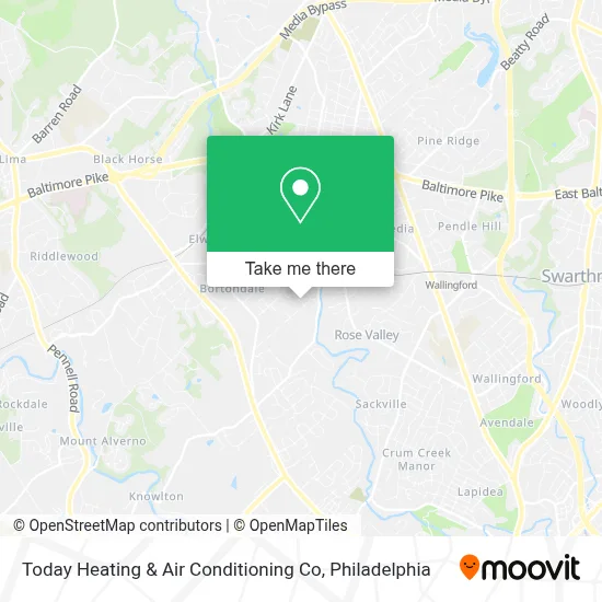 Today Heating & Air Conditioning Co map