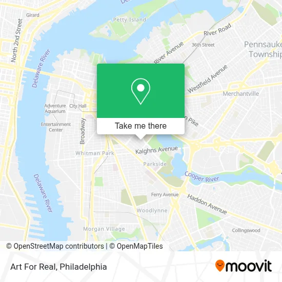 Art For Real map