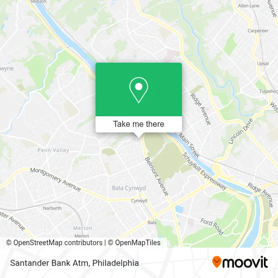 Santander Bank Atm map