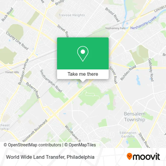 World Wide Land Transfer map