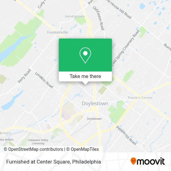 Furnished at Center Square map