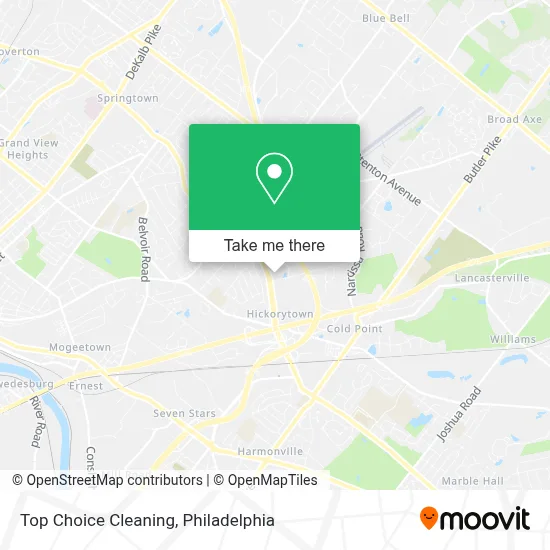 Top Choice Cleaning map