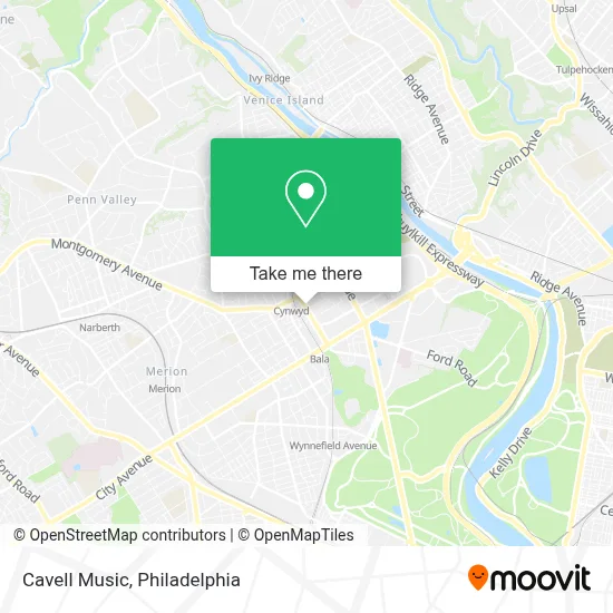 Cavell Music map
