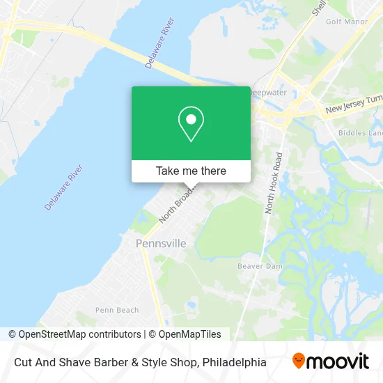 Cut And Shave Barber & Style Shop map