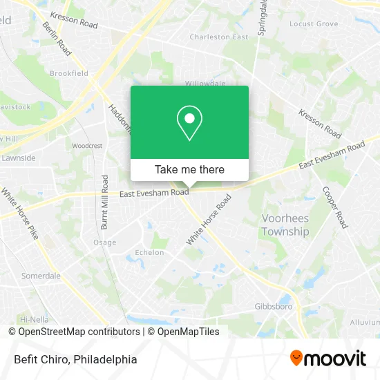 Befit Chiro map