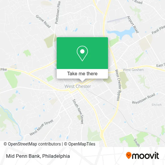 Mid Penn Bank map