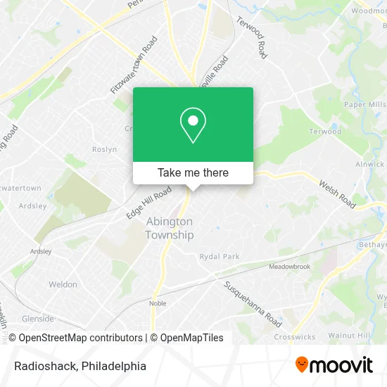Radioshack map