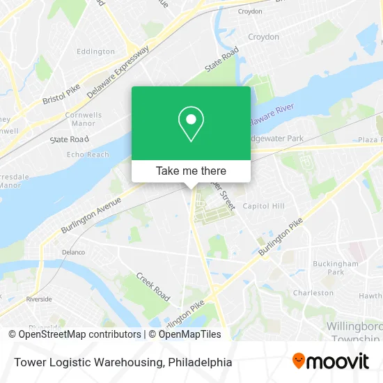 Tower Logistic Warehousing map
