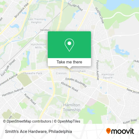Smith's Ace Hardware map