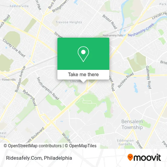 Ridesafely.Com map