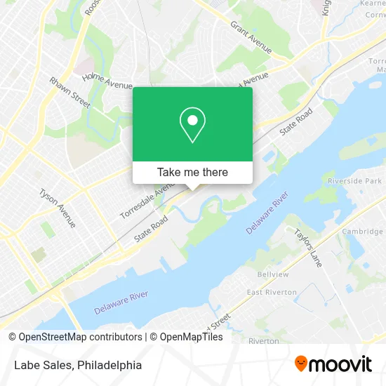 Labe Sales map