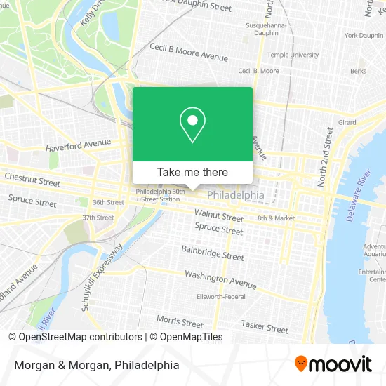 Morgan & Morgan map