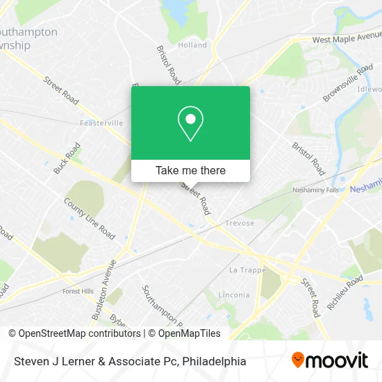 Steven J Lerner & Associate Pc map