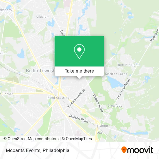 Mccants Events map
