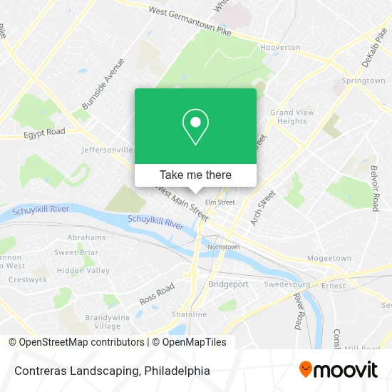 Contreras Landscaping map