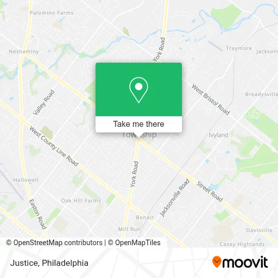 Justice map