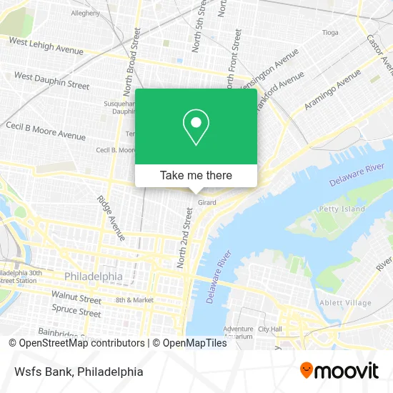 Wsfs Bank map