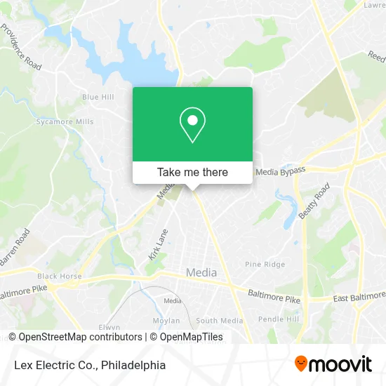Lex Electric Co. map