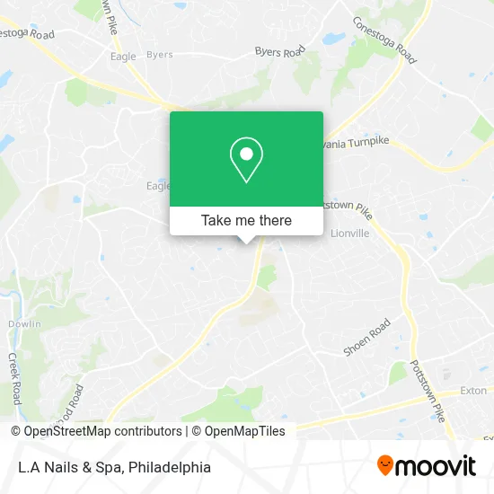 L.A Nails & Spa map