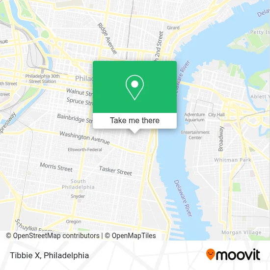Tibbie X map