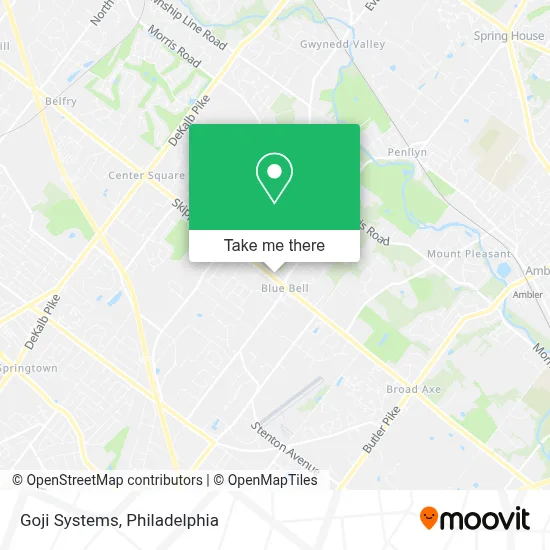 Goji Systems map