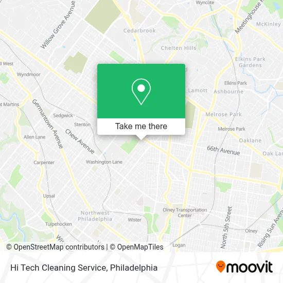 Hi Tech Cleaning Service map