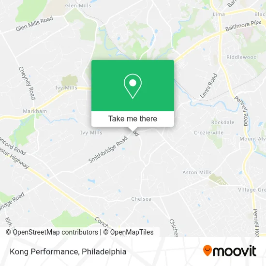 Kong Performance map