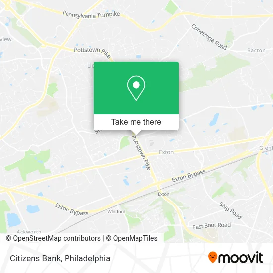 Citizens Bank map