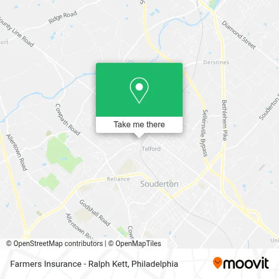 Farmers Insurance - Ralph Kett map