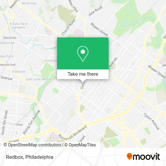 Redbox map