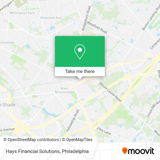 Hays Financial Solutions map